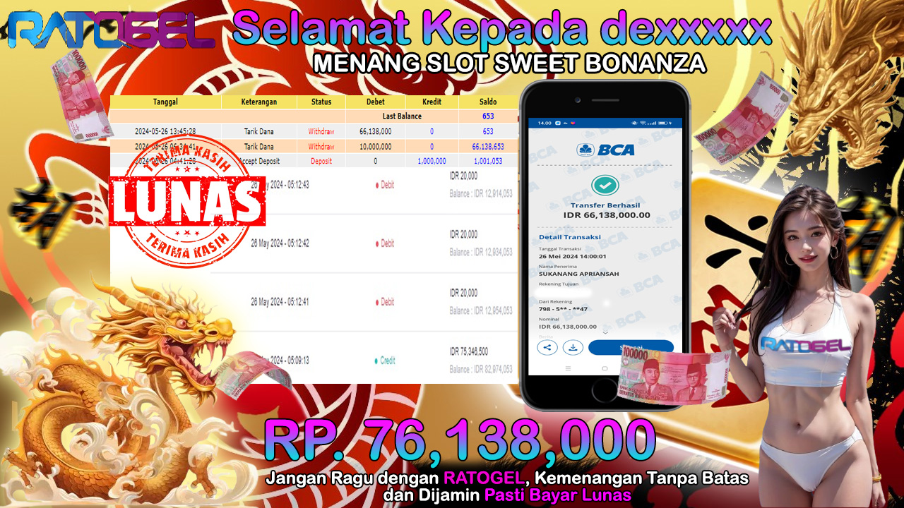 BUKTI JP SLOT DAN TOGEL TERPERCAYA DI INDONESIA TGL 26-05-2024