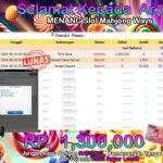 BUKTI JACKPOT SLOT MAHJONG WAYS TERPERCAYA DI INDONESIA TGL 20-06-2024