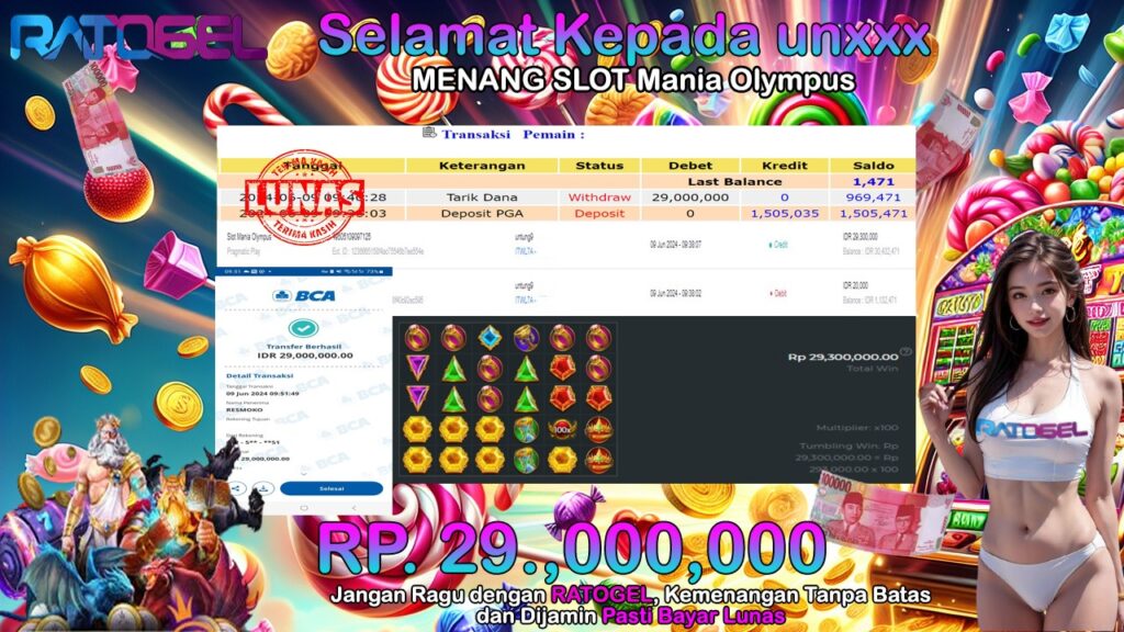 BUKTI JP SLOT MANIA OLYMPUS TERPERCAYA DI INDONESIA