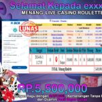 BUKTI JACKPOT LIVE CASINO ROULETTE TERPERCAYA DI INDONESIA TGL 11-08-2024